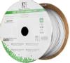 DELTACO Network Cable | Cat 6a | F/FTP | Låg rök/halogenfri | Rulle | Vit | 100m