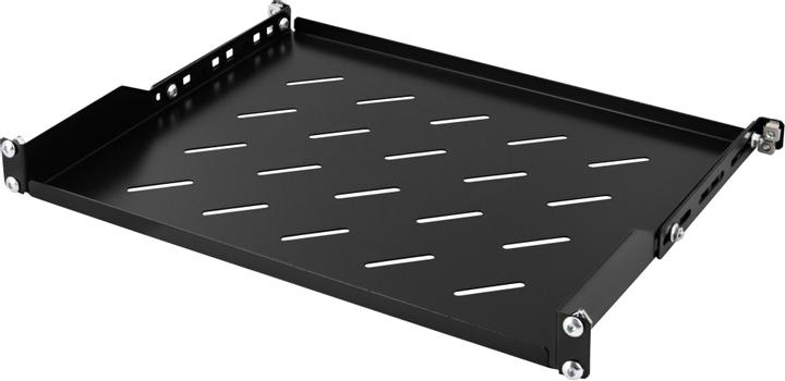 TOTEN SA.2160.0101 - Rack-hylle - svart, RAL 9004 - 1U - 19" (SA.2160.0101)