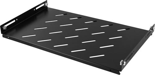 TOTEN 19" fast hylla, 1U, 290mm djup, max 60kg (SA.0145.1901)