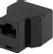 DELTACO three-way clutch 8P / 8C RJ45, black