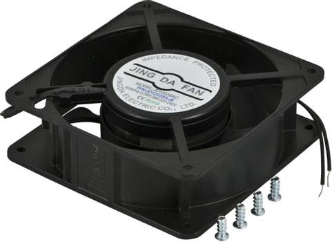 TOTEN kullagrad fläkt, 120x120x38mm,  220-240V, svart (SA.3322.0102)