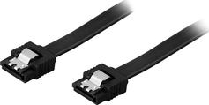 Deltaco SATA-1000 - SATA-kabel - SATA (hunn) til SATA (hunn) - 30 cm - svart