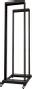 TOTEN 19 golvrack, 42U, 600x800mm, omonterat, svart
