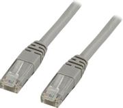 Deltaco Koblingskabel - RJ-45 (hann) til RJ-45 (hann) - 1.5 m - UTP - CAT 6 - formstøpt - grå