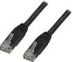 DELTACO UTP Cat6 patch cable 0.75m, black