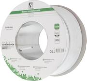 Deltaco Cat6 installasjonskabel UTP hvit LSZH, 100m kveil, 250MHz