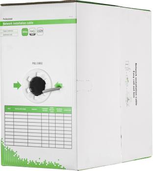 DELTACO LSZH UTP installation cable, Cat6, 305m, gray (TP-47H)