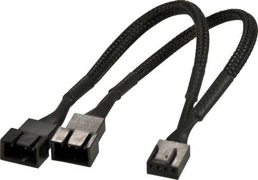 AKASA PWM Fan Splitter - viftestrømsplitter - 4-pins PWM til 4-pins PWM - 15 cm (AK-CBFA04-15)