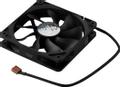 AKASA chassiefläkt 120x120x25 mm, 6,9 dBA, 600 rpm, IP54, 4-pin, svart