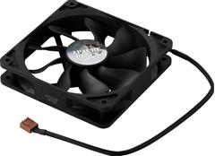 AKASA chassiefläkt 120x120x25 mm, 6,9 dBA, 600 rpm, IP54, 4-pin, svart