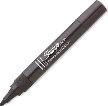 SHARPIE M15 Permanent Marker Bullet Tip 2mm Line Black (Pack 12) - S0192584 (S0192584)