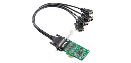 MOXA Seriel adapter PCIe x1 (CP-104EL-A-DB9)