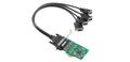 MOXA sarjaporttikortti,4xDB9 u RS-232,PCI-Express x1, matalaprof