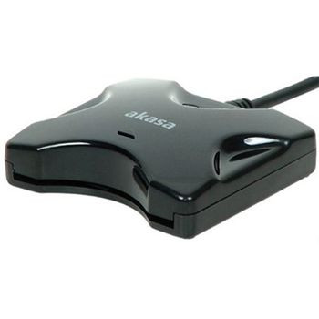 AKASA ekstern Smart Card-læser til USB, sort (AK-CR-03BKV2)