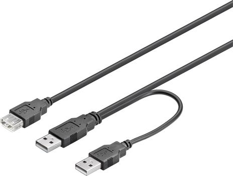 DELTACO USB-cable 30cm (USB2-16)