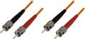 DELTACO Fiber cable ST - ST, duplex, multimode 15m