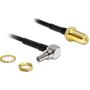DELOCK HF Kabel SMA Bu Einbau > CRC-9 90 Stecker 2