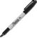 SHARPIE permanent märkpenna, svart, rund fin, 12-pack, svart/vit