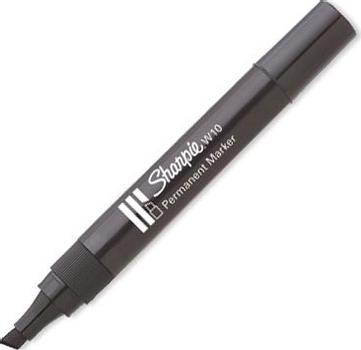 SHARPIE W10 Permanent Marker Chisel Tip 1.5-5mm Line Black (Pack 12) - S0192654 (S0192654)