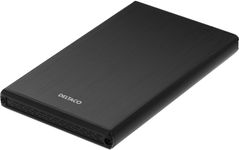 DELTACO Eksternt Harddiskabinett 1x2,5'' HDD USB 3.0