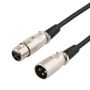 DELTACO Extension cable for audio Black 5m