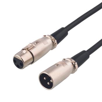 DELTACO Audio cable black 10m (XLR-1100)