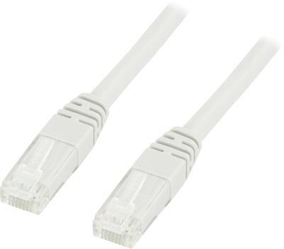 DELTACO UTP Cat6 patch cable 0.75m, white (TP-607V)