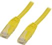 DELTACO Connecting cable - RJ-45 (male) to RJ-45 (male) - 1.5 m - UTP - CAT 6 - molded - yellow