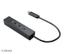 AKASA Connect 4SX, 4-ports hubb, USB 3.0, svart