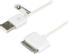 DELTACO USB-synk-/ laddarkabel till iPhone, iPod och iPad, 0,5m, vit