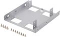 DELTACO Adapter kit 2x2.5" to 3.5" mounting frame RAM-8A