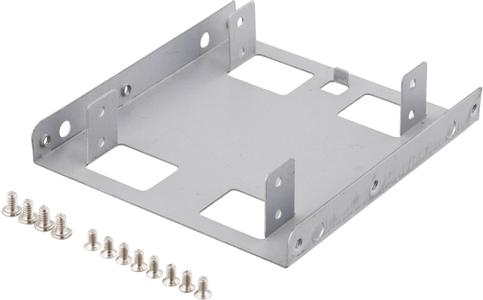 DELTACO Adapter kit 2x2.5" to 3.5" mounting frame RAM-8A (RAM-8A)