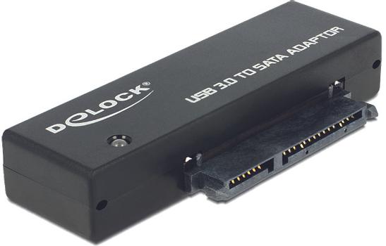 DELOCK USB 3.0 till SATA direkt dockning, 6Gb/s, svart (62486)