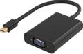 DELTACO DisplayPort adapter Black 25cm