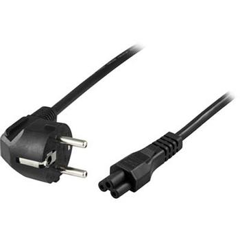 DELTACO Power CEE 7/7 (male) - Power IEC 60320 C5 Black 20cm (DEL-109CA-20)