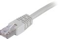 DELTACO F / UTP Cat6 patch cable, 0.7m, gray