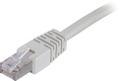 DELTACO F / UTP Cat6 patch cable, 0.7m, gray
