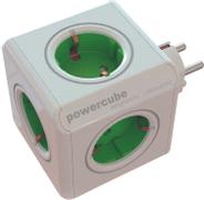 ALLOCACOC PowerCube Original 5 uttakGrønn