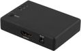 DELTACO PRIME HDMI-Switch, 3 ingångar till 1 utgång, HDMI 1.4b, svart