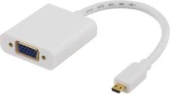 DELTACO Micro HDMI til VGA Adapter