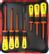 SPROTEK STK-9612, skruvmejselkit, 7 delar, 1000V, röd/gul