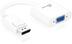 J5 CREATE JDA114, aktiv DisplayPort till VGA-adapter, 1920x1200, vit