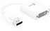 J5 CREATE JDA134, DisplayPort till DVI-adapter, DP++, 1920x1200, vit