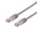 DELTACO U / FTP Cat6a patch cable, LSZH, 0.5m, gray