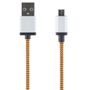 STREETZ USB-synk-/latauskaapeli, USB Micro B ur, 1m, oranssi