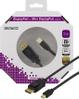 DELTACO DisplayPort till Mini DisplayPort kabel, 20-p ha - ha, 2m, sva