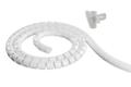 DELTACO Nylon cable gland, Tools included, 5m, white