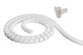 DELTACO Nylon cable puller, Tools included, 10m, white