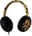 STREETZ headset med mic, tygbeklädd, leopardmönster, brun/ beige