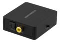 DELTACO audio converter from digital to analog with 3,5mm, black